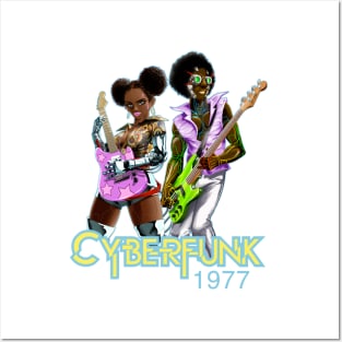 Asplenia Studios Cyberfunk 1977 duo Posters and Art